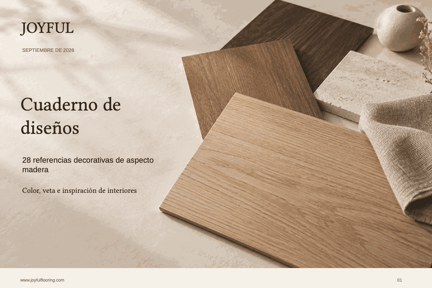 Portada del cuaderno de diseños JOYFUL